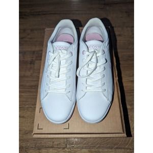 Lacoste Carnaby Evo 222 Womens Lace Up Sneakers White/Pink US Size 6